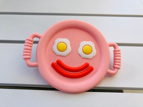 Pink Breakfast Silicone Teething Toy