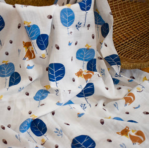 Mr Fox Muslin Wrap