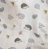 Hedgehog Muslin Wraps